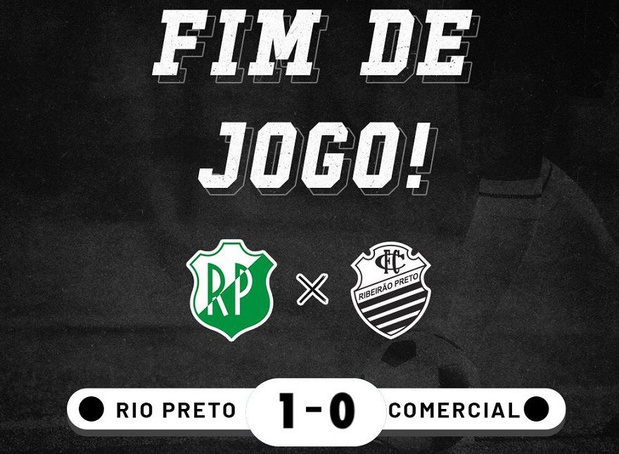 Comercial perde para o Rio Preto na estreia no Paulista A3