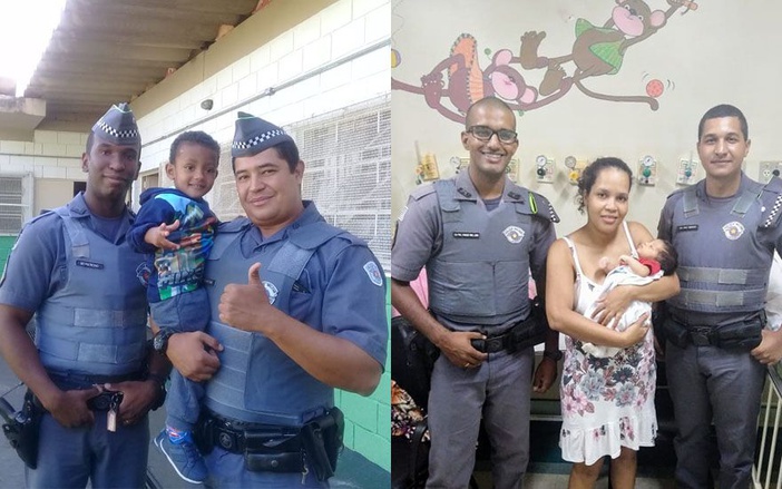Polícia Militar salva duas crianças engasgadas em Ribeirão Preto