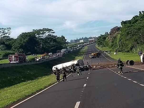 Pista norte da Rodovia Anhanguera é liberada