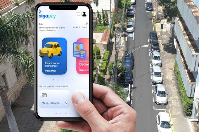 Motoristas de Ribeirão Preto aderem ao uso de celular para aplicativos da Área Azul Digital
