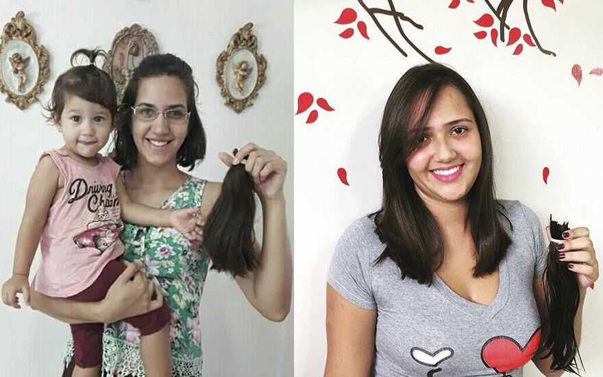 Paloma Lima à esquerda e Bruna Xavier à direita