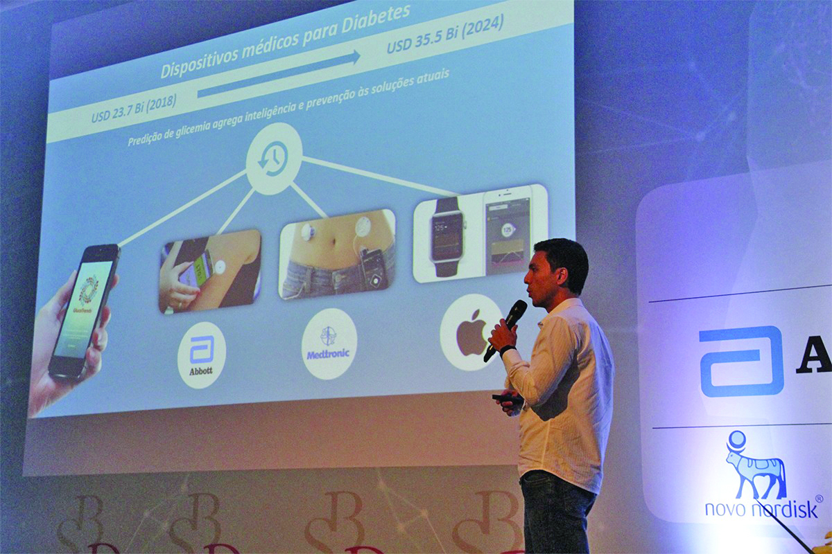 Yuri Matsumoto, CEO da GlucoGear, ficou animado pela startup estar no Top 10 da categoria