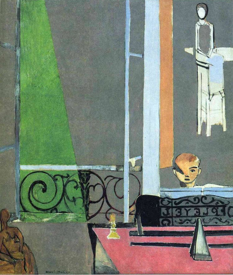 Obra "Lição de Piano", do artista francês Henri Matisse