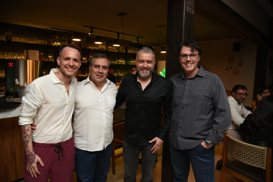 Gabriel Nogueira, Fábio Rodrigues, Marcelo Pinho e Angel Navarro