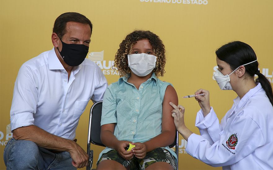Revide, Estado de São Paulo deve vacinar todas as crianças em três semanas, vacina, vacinação, infantil, crianças, idade, pfizer, doria, ribeirão, preto 